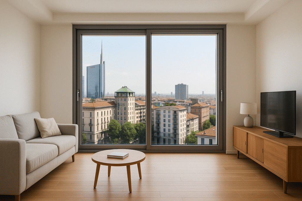 appartamento infissi in alluminio
